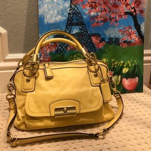 Coach Spring Yellow Shoulder Bag